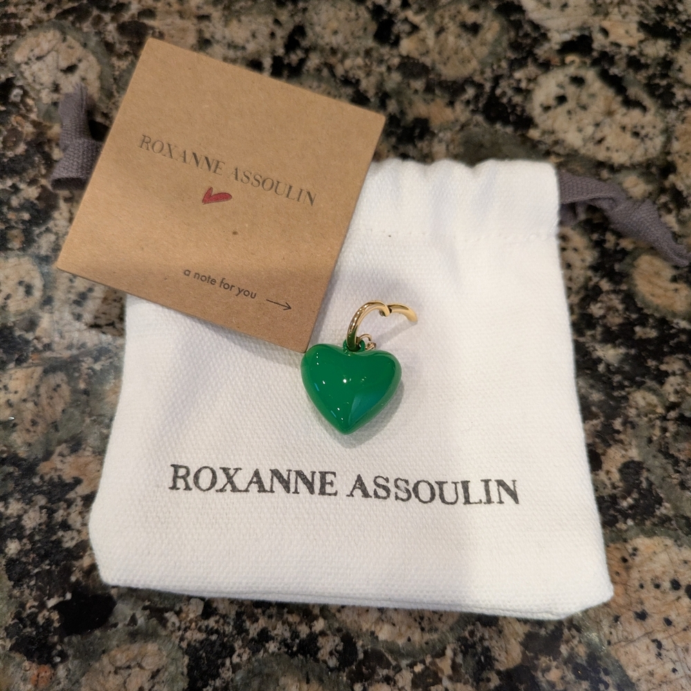 Roxanne Assoulin Emerald Heart Pendant